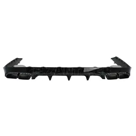 Diffuser Πίσω Προφυλακτήρα Για Mercedes-Benz E-Class C238 Coupe / A238 Cabrio 16-19 Amg 63 Look Με Μαύρες Μπούκες 