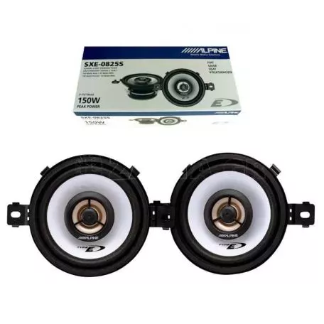 Ηχεία Αυτοκινήτου Alpine SXE-0825S 3.5''/8.6cm 150w Peak 20w RMS Ομοαξονικά 2 Δρόμων Ζευγάρι 2 Τεμάχια 