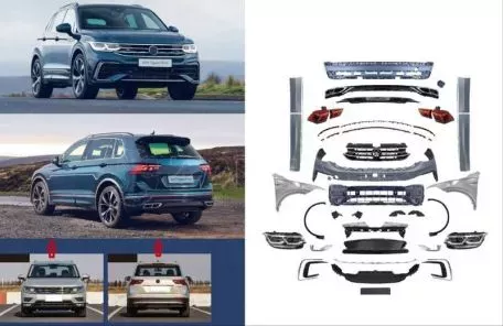 Body Kit Για VW Tiguan mk2 16-19 Conversion Σε Facelift 2020+ R-Line 