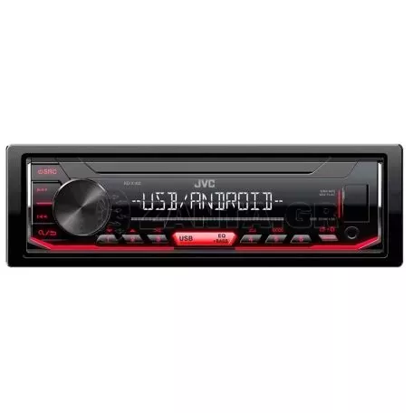 Radio Usb JVC KD-X162 1 Din 4x50 Watt MP3 / Aux Android Κόκκινο Χρώμα 