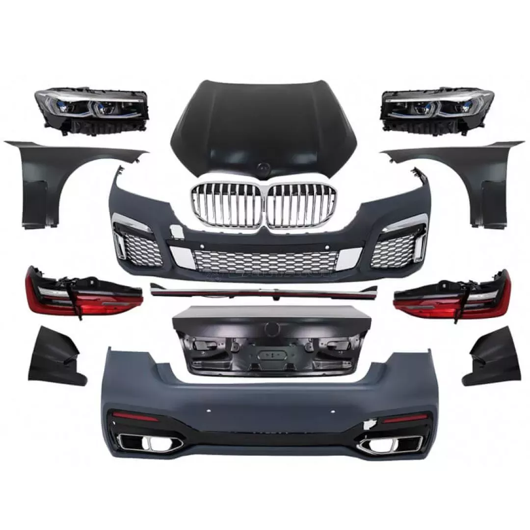 Body Kit Για Bmw 7 F01/F02 09-12 Upgrade To 7 G12 Facelift 2020 Look Προυλακτήρες, Φτερά, Καπό, Φανάρια
