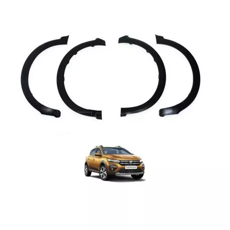Πλαϊνά Φτερά Τροχών Για Dacia Sandero 2021+ "Stepway Look" Σετ 4 Τεμαχίων 