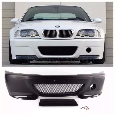 Μπροστινός Προφυλακτήρας Για Bmw 3 E46 98-05 Coupe M3 CSL Look με Carbon Spoilers 