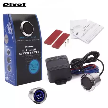 Κιτ Εκκίνησης Engine Start / Stop Pivot Illumi Starter 12V Led Μπλε 