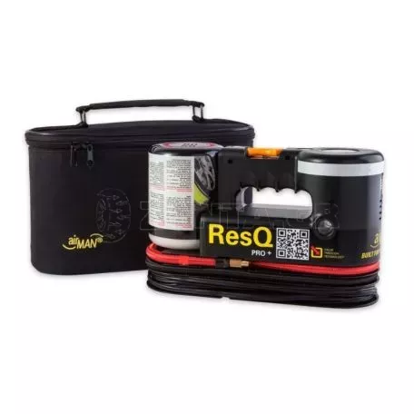 Κομπρεσέρ - Κομφλέρ Αέρος Αυτοκινήτου AirMan ResQ Pro+ 12V Με Μανόμετρο Και Σφραγιστικό Ελαστικών 450ml 71-063 