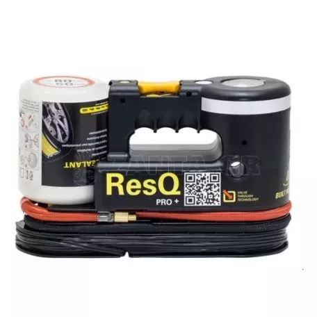 Κομπρεσέρ - Κομφλέρ Αέρος Αυτοκινήτου AirMan ResQ Pro+ 12V Με Μανόμετρο Και Σφραγιστικό Ελαστικών 450ml 71-063 