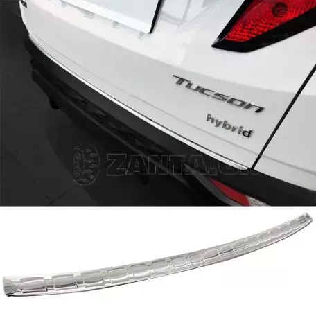 Προστατευτικό Πίσω Προφυλακτήρα Για Hyundai Tucson 2019+ Από Ανοξείδωτο Ατσάλι (Steel) 