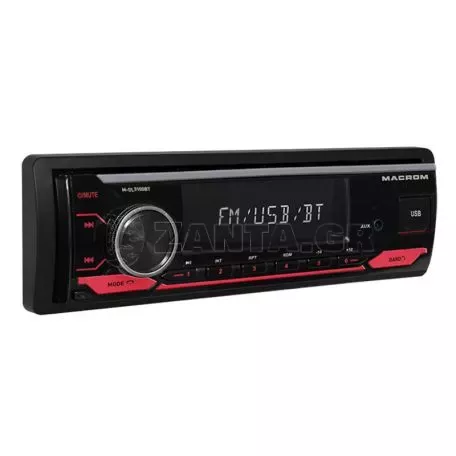 Radio Usb Aux Bluetooth Macrom Μ-DL3100ΒΤ 