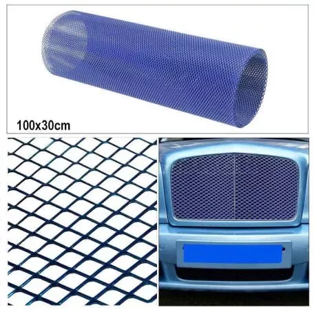 Σίτα Προφυλακτήρα Universal Αλουμινίου 100x30cm Μπλε 1 Τεμάχιο 