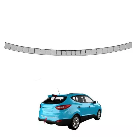 Προστατευτικό Πίσω Προφυλακτήρα Για Hyundai Tucson 2019+ Από Ανοξείδωτο Ατσάλι (Steel) 