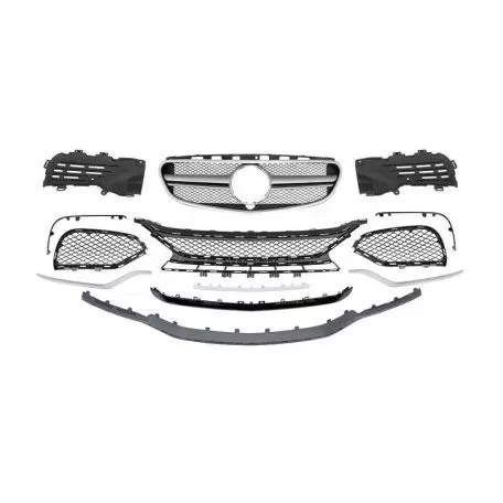 Body Kit Για Mercedes-Benz E-Class W212 13-16 Facelift Amg Look Με Μάσκα &  Μπούκες 