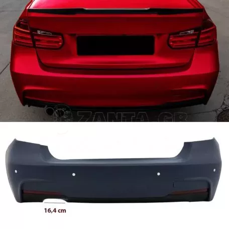 Πισινός Προφυλακτήρας Για Bmw 3 F30 11-19 M-Tech Look Με PDC 