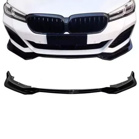 Μπροστινό Spoiler Για Bmw 5 G30/G31 17+ M-Packet Γυαλιστερό Μαύρο 2 Τεμάχια 