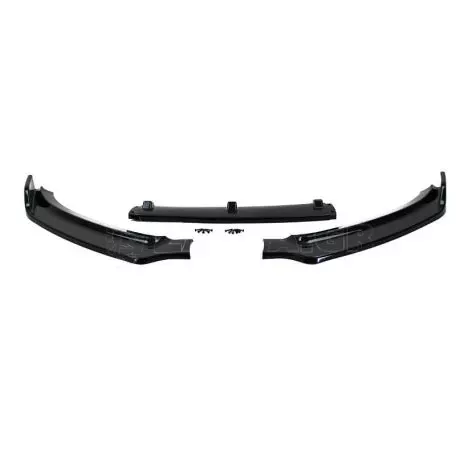 Μπροστινό Spoiler Για Audi A4 B8 11-15 Facelift Γυαλιστερό Μαύρο 3 Τεμάχια 