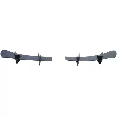 Diffuser Πίσω Προφυλακτήρα Για VW Golf VI (6) 08-13 Για R20 Έκδοση Γυαλιστερό Μαύρο 4 Bars Από Πλαστικό 2 Τεμάχια 