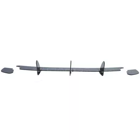 Diffuser Πίσω Προφυλακτήρα Για VW Golf VI (6) 08-13 Για GTI Έκδοση Γυαλιστερό Μαύρο 3 Bars & 2 Side Splitters Από Πλαστικό 3 Τεμάχια 