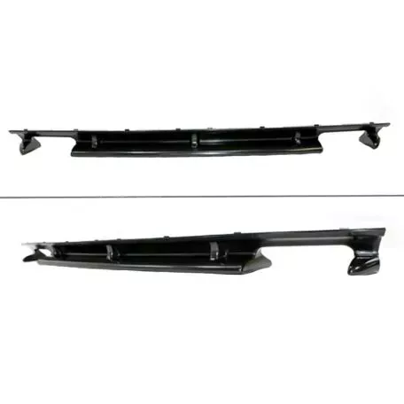 Diffuser Πίσω Προφυλακτήρα Για Bmw 3 E36 90-99 M3 (M3 προφυλακτήρα Μόνο) Με 2 Διπλές Εξατμίσεις Από Abs Πλαστικό 1 Τεμάχιο 