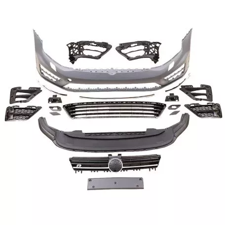 Body Kit Για VW Golf VII (7) 13-17 R-Line Look Σετ Με Μάσκα & Led Daylights 