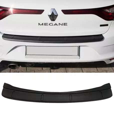 Προστατευτικό Πίσω Προφυλακτήρα Για Renault Megane IV 2016+ Sedan Από Abs Πλαστικό Μαύρο 