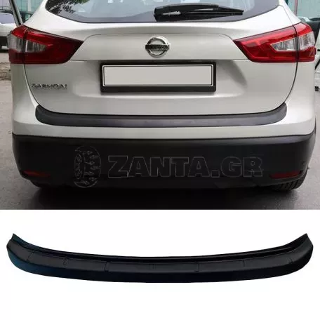 Προστατευτικό Πίσω Προφυλακτήρα Για Nissan Qashqai J11 2014-2017 Από Abs Πλαστικό Μαύρο 