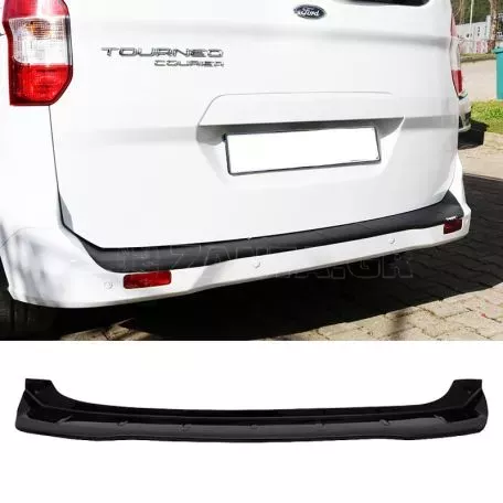Προστατευτικό Πίσω Προφυλακτήρα Για Ford Courier Tourneo / Transit 2014+ Από Abs Πλαστικό Μαύρο 