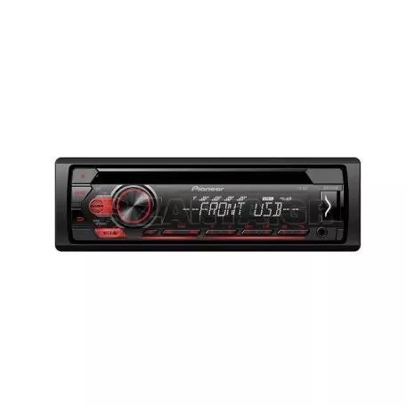 Radio Cd Usb/ Aux Universal 1 Din Pioneer DEH-S121UB 4x50 Watt Με Αποσπώμενη Πρόσοψη / Κόκκινο Φωτισμό & Remote Control 