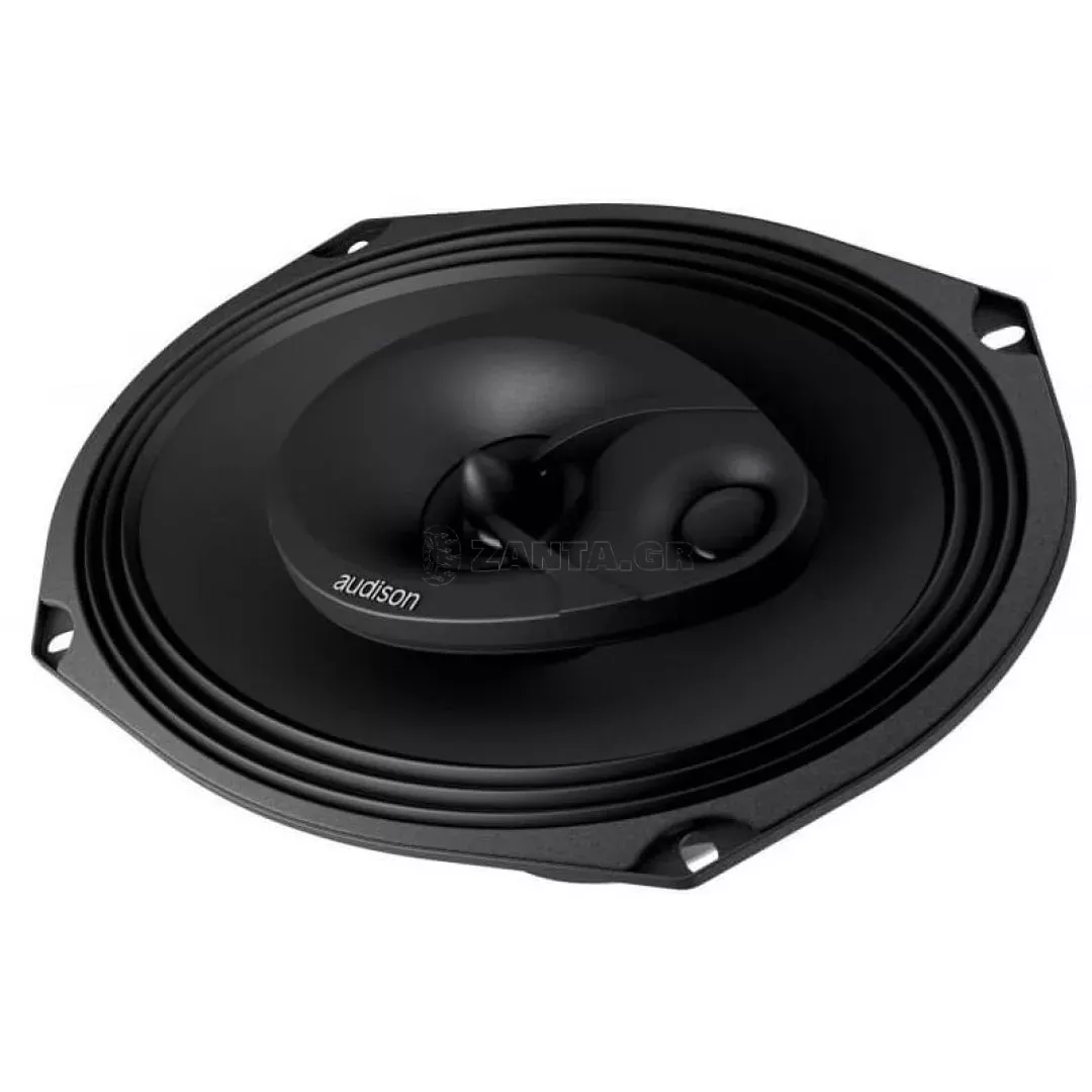 Ηχεία Αυτοκινήτου Audison Prima APX690 Ομοαξονικά 3 δρόμων 16x24 cm 6x9" Οβάλ 100Watt Rms/300 Watt Max. 2 Τεμάχια