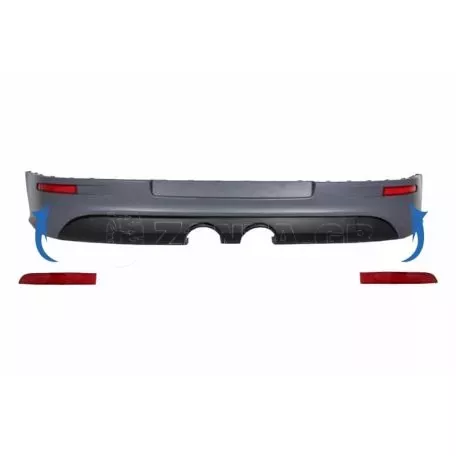 Αντανακλαστικά Πίσω Προφυλακτήρα Σετ VW Golf V (5) 03-08 R32 GTI 2 Τεμάχια 