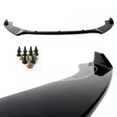 Μπροστινό Spoiler Για VW Golf VII (7) 12-18 GTI Έκδοση Glossy Black 3 Τεμάχια 