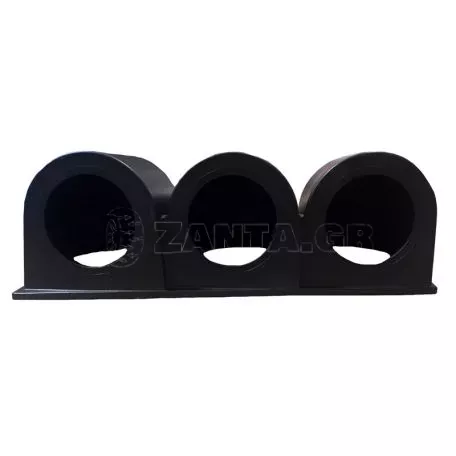 Βάση Για Όργανα Ταμπλό Τριπλή (3 x 52mm) Μαύρη Auto Gauge 