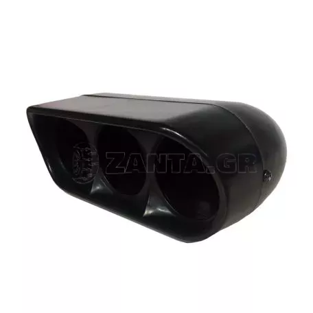 Βάση Για Όργανα Ταμπλό Τριπλή (3 x 52mm) Μαύρη Auto Gauge 