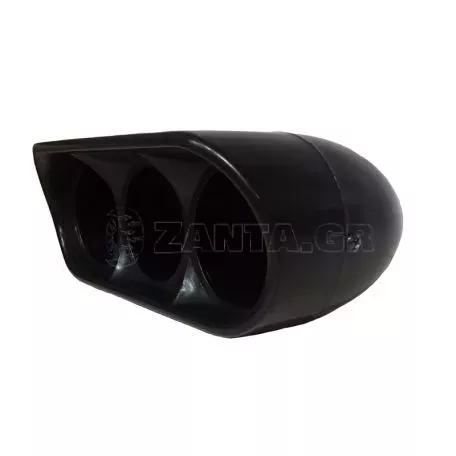 Βάση Για Όργανα Ταμπλό Τριπλή (3 x 52mm) Μαύρη Auto Gauge 