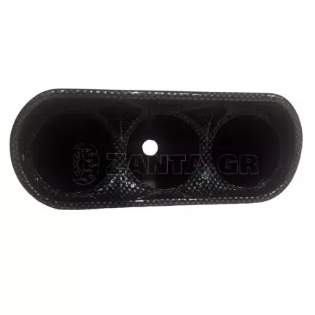 Βάση Για Όργανα Ταμπλό Τριπλή (3 x 52mm) Carbon Look Auto Gauge 