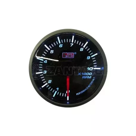 Στροφόμετρο R.P.M. Auto Gauge Φιμέ 60mm Super White Ηλεκτρικό 