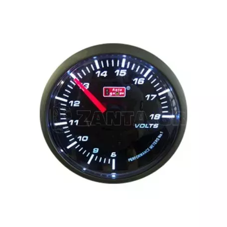Βολτόμετρο Auto Gauge Φιμέ 60mm Ηλεκτρικό 270 Μοίρες 