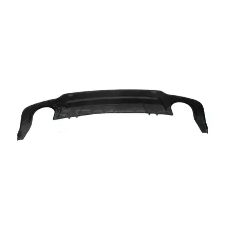 Diffuser Πίσω Προφυλακτήρα Για Mercedes-Benz C-Class W204 11-14 Facelift Amg Line Προφυλακτήρες Με 2 Μονές Εξατμίσεις Δεξιά & Αριστερά Από Abs Πλαστικό 1 Τεμάχιο 