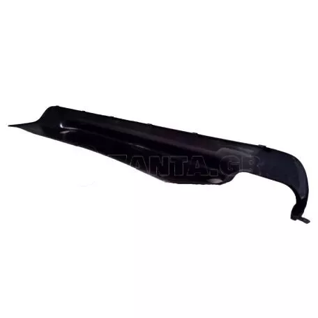 Diffuser Πίσω Προφυλακτήρα Για Bmw 3 E46 99-05 2D/4D Μ-Τech Με 1 Διπλή Τρύπα Εξάτμισης Αριστερά Από Abs Πλαστικό 1 Τεμάχιο 