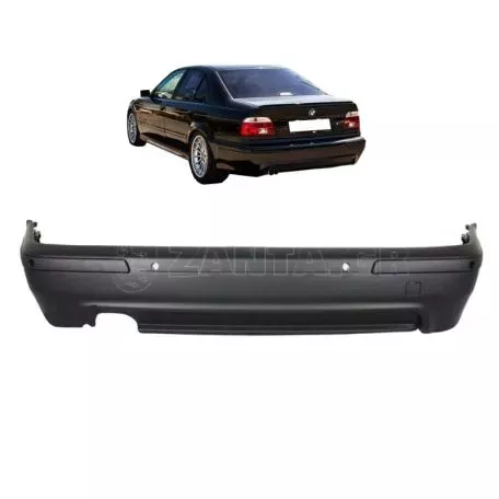 Πισινός Προφυλακτήρας Για Bmw 5 E39 95-03 Sedan M5 Look Με Μονή Εξάτμιση & PDC 