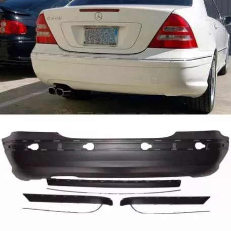 Πισινός Προφυλακτήρας Για Mercedes-Benz C-Class W203 00-07 C32 Amg Look 