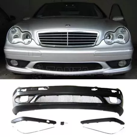 Μπροστινός Προφυλακτήρας Για Mercedes-Benz C-Class W203 00-07 C32 Amg Look 