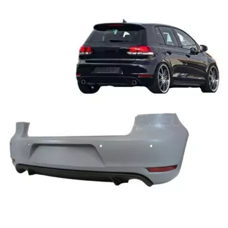 Πισινός Προφυλακτήρας Για VW Golf VI (6) 08-12 GTI Look 
