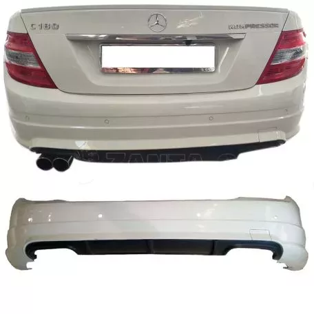 Πισινός Προφυλακτήρας Για Mercedes-Benz C-Class W204 07-11 C63 Amg Look Με PDC 