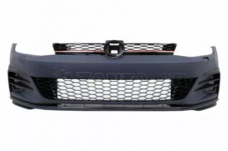 Μπροστινός Προφυλακτήρας Για VW Golf VII (7.5) 17-20 Facelift Με Led Προβολείς Ομίχλης GTI Look & Μάσκα 