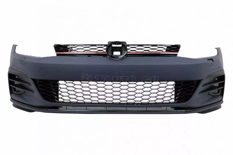 Μπροστινός Προφυλακτήρας Για VW Golf VII (7.5) 17-20 Facelift Με Led Προβολείς Ομίχλης GTI Look & Μάσκα