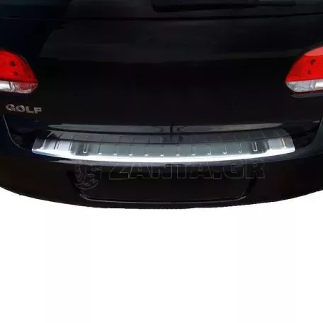 Προστατευτικό Πίσω Προφυλακτήρα Για Vw Golf VI (6) 08-12 5d Από Ανοξείδωτο Ατσάλι (Steel) 