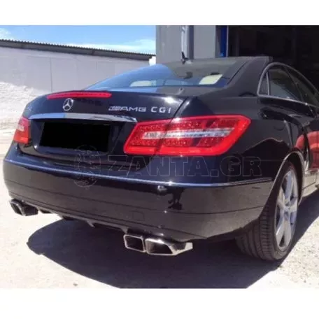 Μπούκες Εξάτμισης Διπλές "Τετράμπουκα" Για Mercedes-Benz W211, W212, W204, W209, W221, W164, W166 Amg 63 Look 2 Τεμάχια 