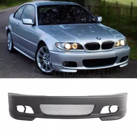 Μπροστινός Προφυλακτήρας Για Bmw 3 E46 99-06 Coupe M-Pack Look 