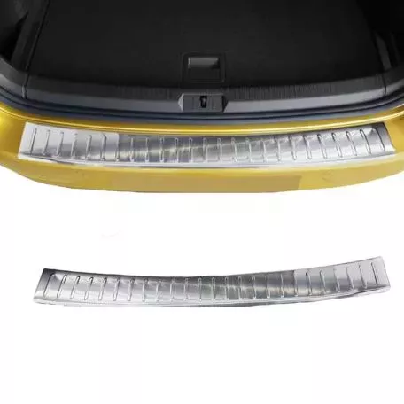 Προστατευτικό Πίσω Προφυλακτήρα Για Vw Golf VII (7) 12-17 17+ Από Ανοξείδωτο Ατσάλι (Steel) 