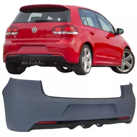 Πισινός Προφυλακτήρας Για VW Golf VI (6) 08-11 R20 Look 