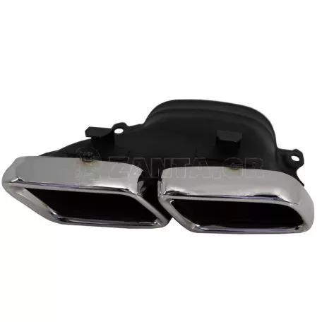 Μπούκες Εξάτμισης Για Mercedes-Benz C-Class W205 / E-Class W213 / S-Class W222 / GLE C292 / GLE W166 / GLC W253 Amg Look 2 Τεμάχια 